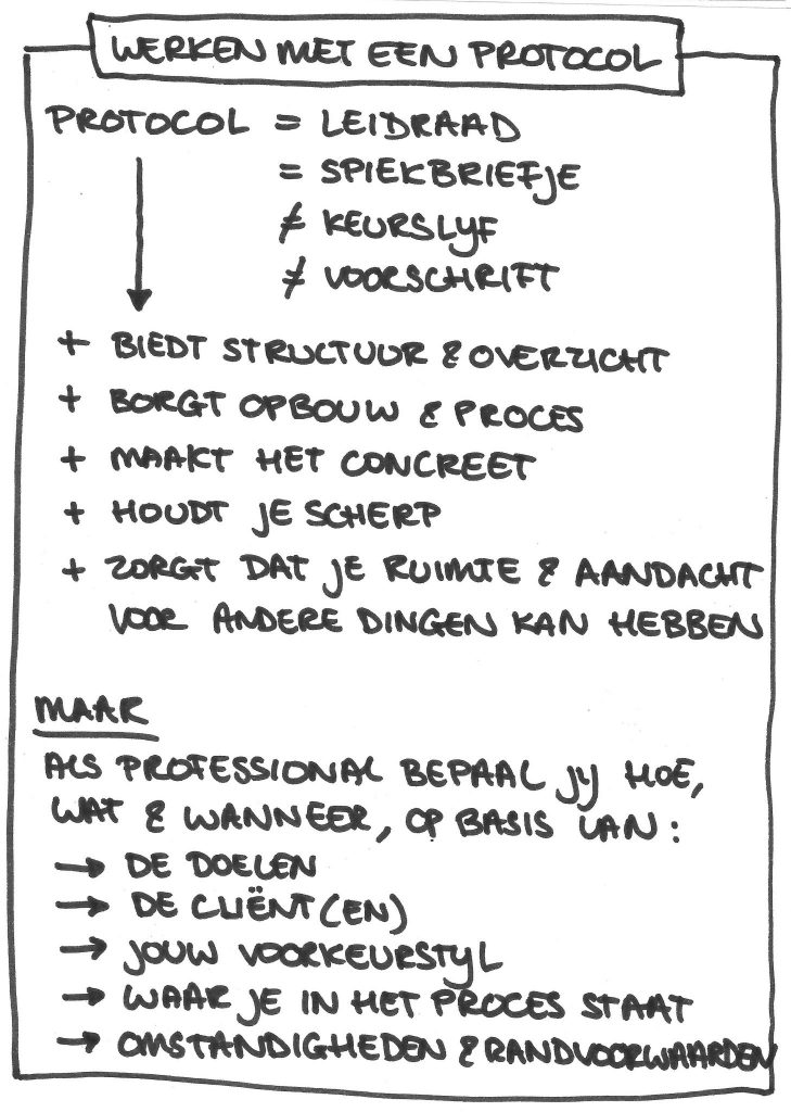 Werken met een protocol