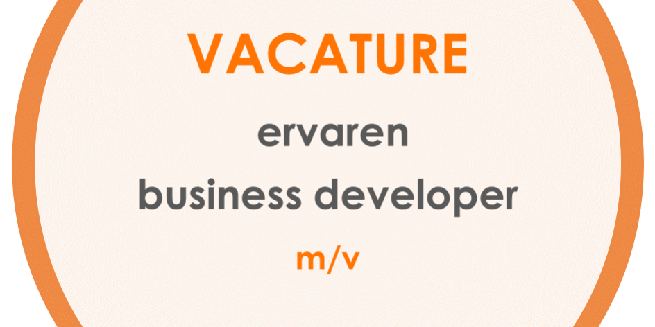 Vacature ervaren business developer