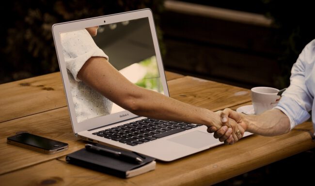online contact maken