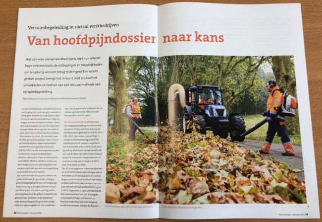 Van hoofdpijndossier naar kans (SW journaal)